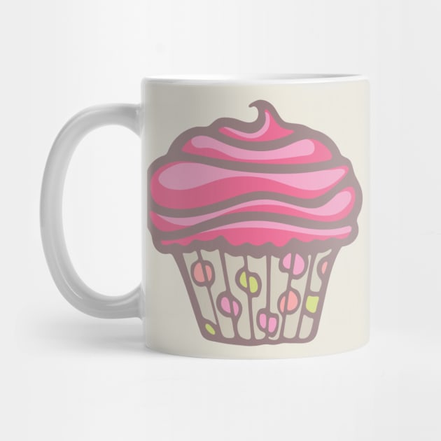 POLKA DOT CUPCAKE DREAMS Party Pink Buttercream Icing - UnBlink Studio by Jackie Tahara by UnBlink Studio by Jackie Tahara